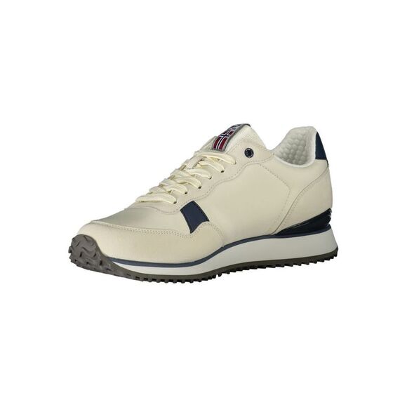 Napapijri White Polyurethane Men Men's Sneaker